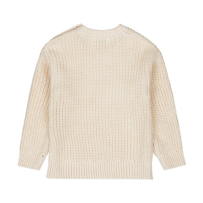 Dirkje Mädchen Strickpulli off white