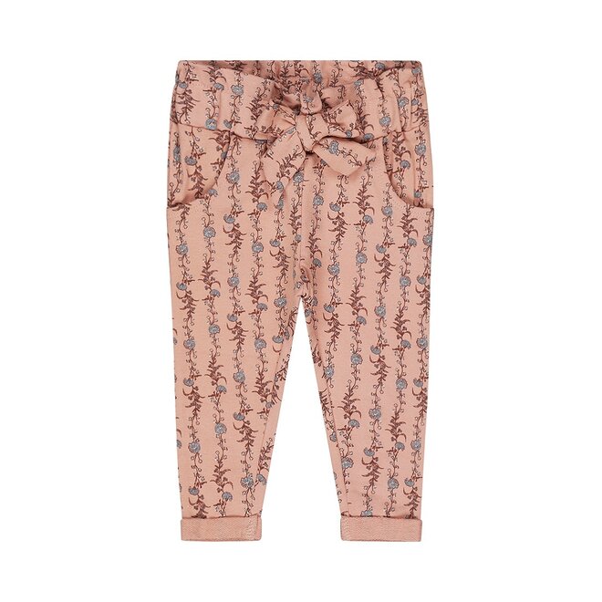 Dirkje girls trousers soft pink light blue bow