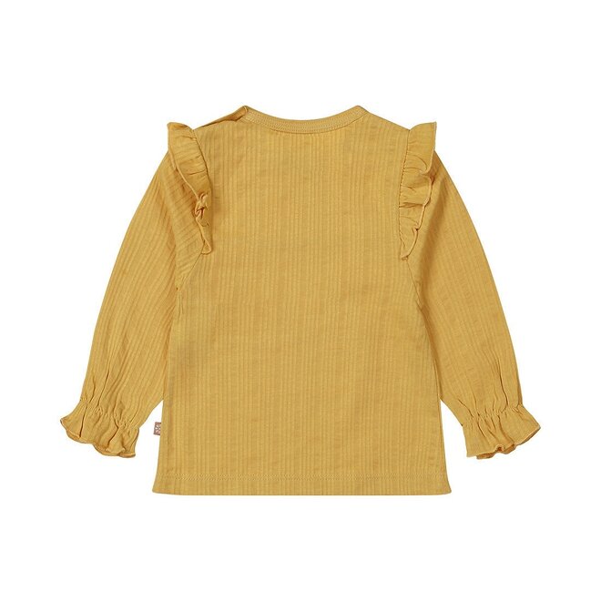 Dirkje girls blouse ochre yellow