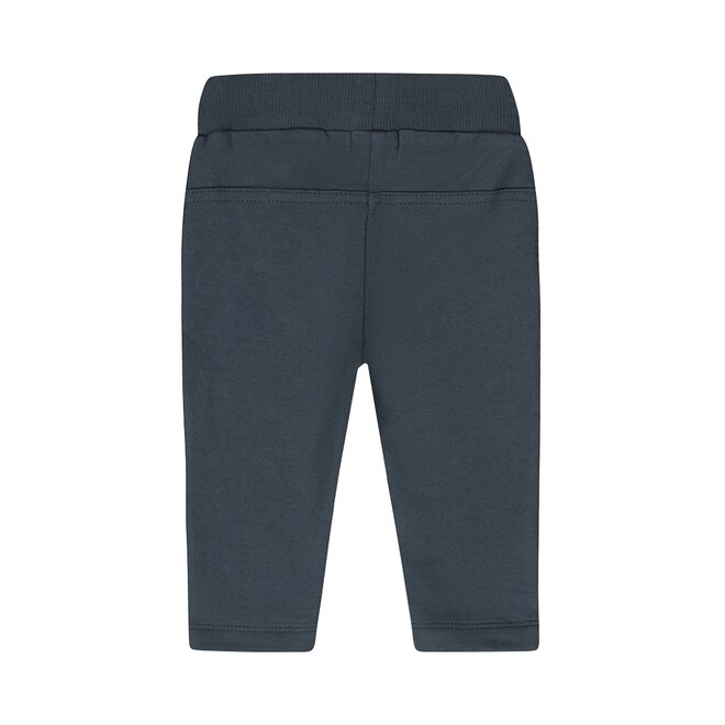 Dirkje boys sweatpants steel blue partial seam