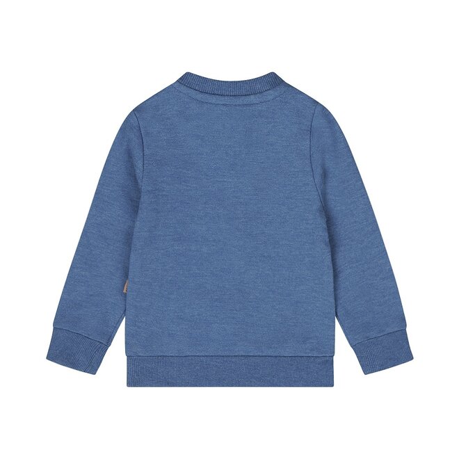 Dirkje Jungen Pullover kobaltblau Teddy Details