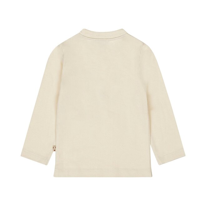 Dirkje Jungen Longsleeve sandfarben teddybär