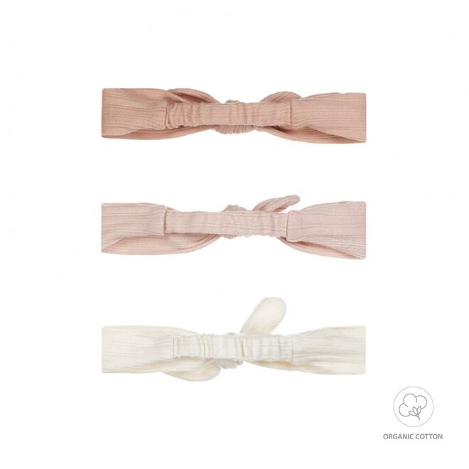 Baby headband 3-pack organic cotton