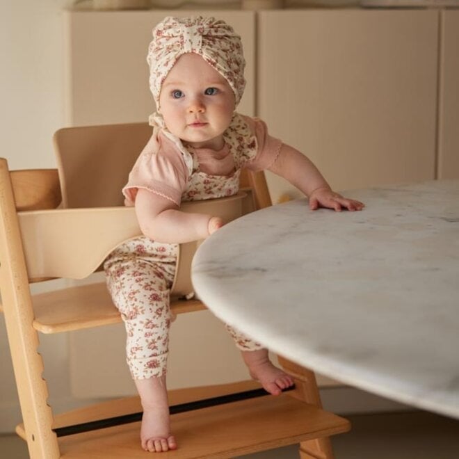 Dirkje Mädchen Baby Set Latzhose T-shirt Hut korallenrosa