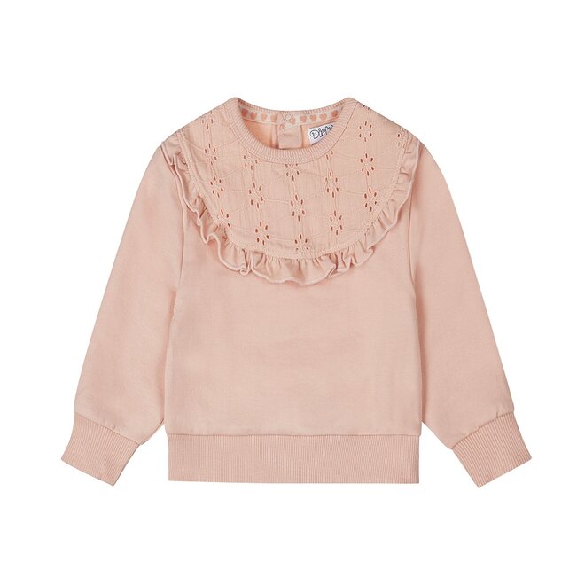 Dirkje meisjes sweater koraalroze