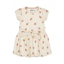 Dirkje meisjes jurk korte mouw off white aardbeitjes