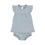 Dirkje girls dress with trousers blue jeans look