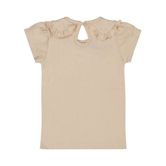 Dirkje Mädchen T-shirt beige Kragen