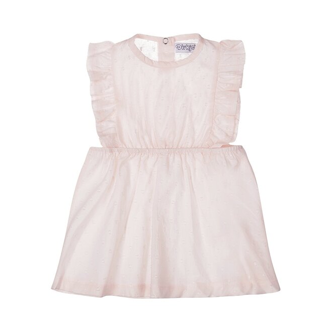 Dirkje Mädchen Kleid ärmellos hellrosa 100% Baumwolle