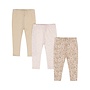 Dirkje girls set leggings beige light pink dot flower