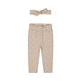 Dirkje girls set trousers hairband beige flowers