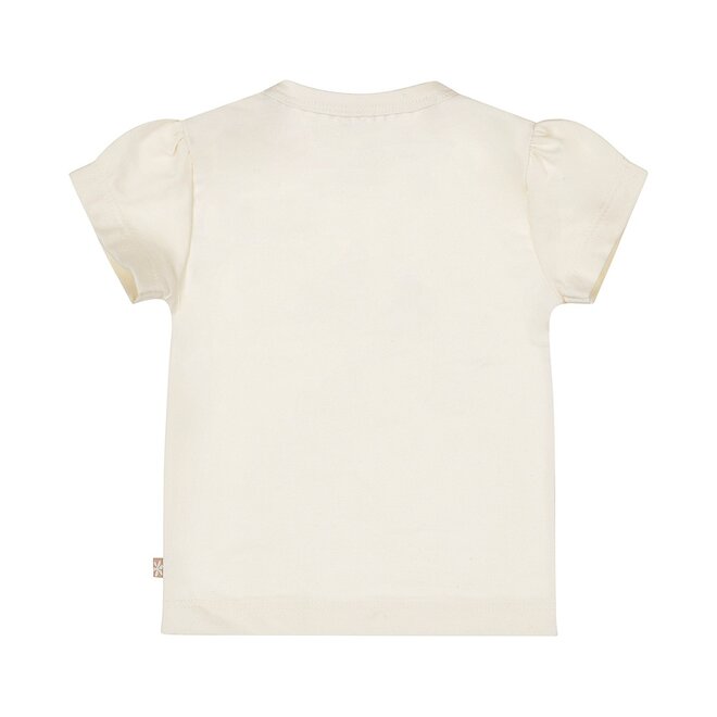 Dirkje Mädchen T-shirt off white Bienen