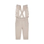 Dirkje girls dungarees brown striped
