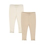 Dirkje Mädchen Leggings-Set beige off white
