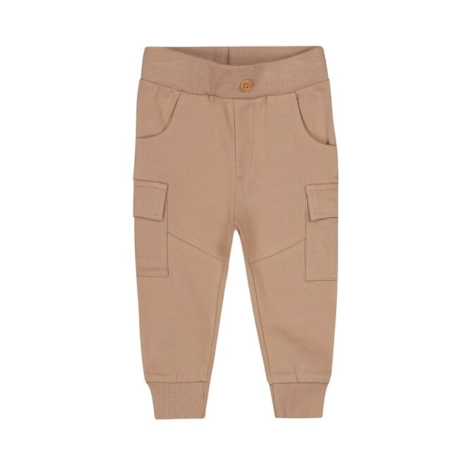 Dirkje jongens joggingbroek bruin cargo