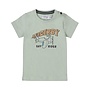 Dirkje boys T-shirt soft green aeroplane