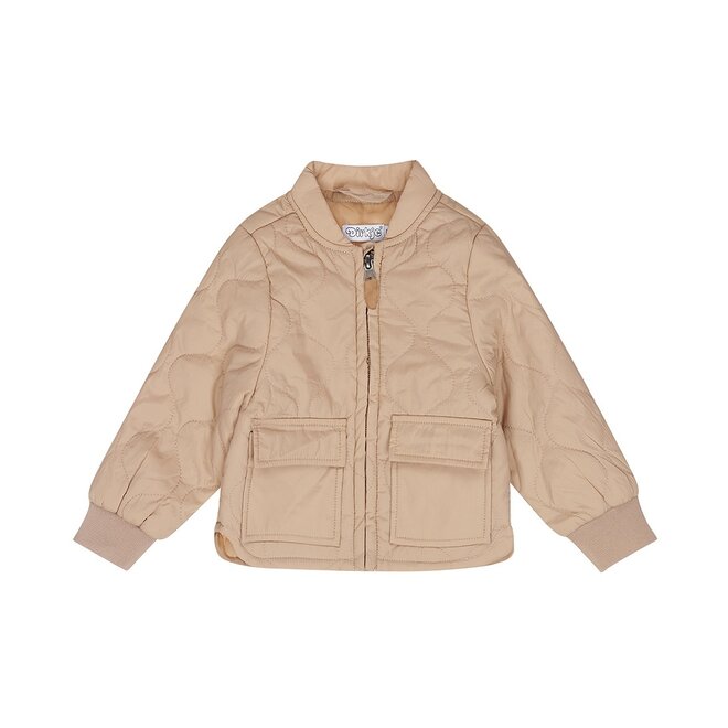 Dirkje boys summer jacket brown padded