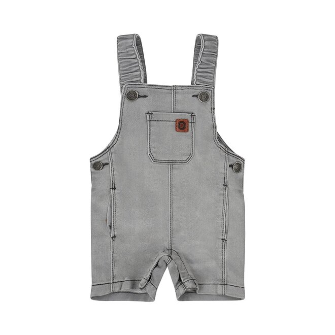 Dirkje boys dungarees jeans grey knitted
