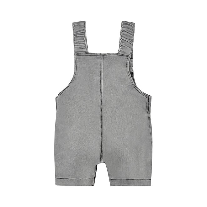Dirkje boys dungarees jeans grey knitted