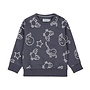 Dirkje boys jumper dark blue dropped shoulder