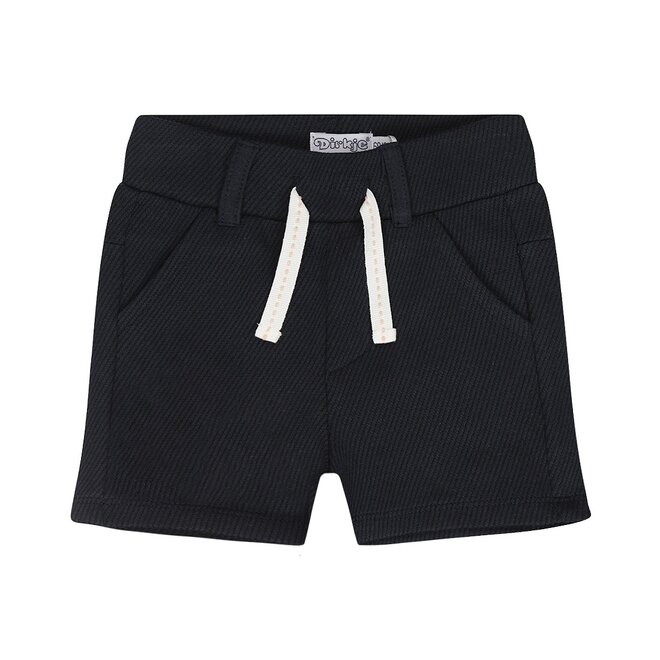Dirkje boys shorts dark blue ribbed