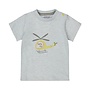 Dirkje boys T-shirt light blue mélange helicopter