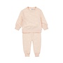 Dirkje meisjes baby set sweater broek lichtroze eendjes