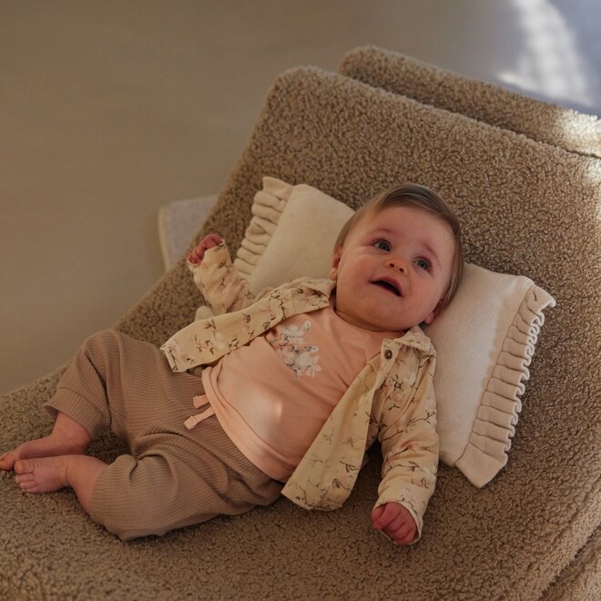 Dirkje girls' baby set off-white ducks