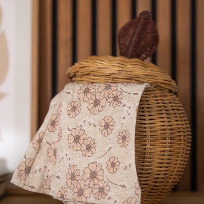 Dirkje Mädchen Schlaghose cremefarben Blumen