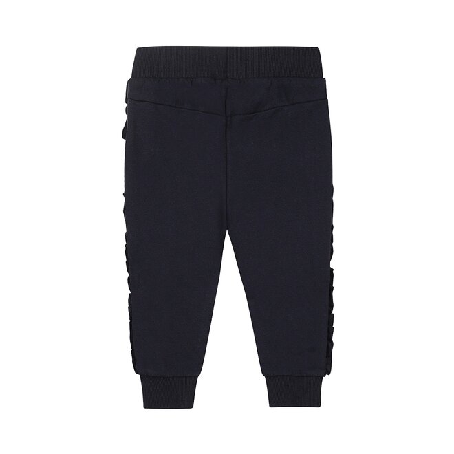 Dirkje meisjes joggingbroek navy ruffles