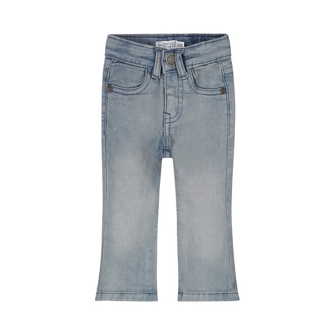 Dirkje meisjes flared jeans blauw