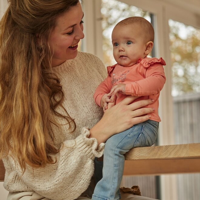 Dirkje Mädchen-Jeans, ausgestellt, blau