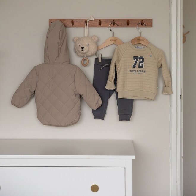 Dirkje boys' set sweater jogging trousers pebble dark blue