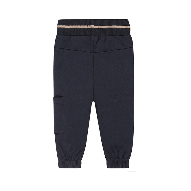 Dirkje boys' trousers loose fit navy taupe