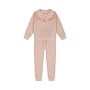 Dirkje meisjes trui met broek roze broderie