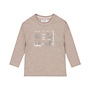 Dirkje boys' long-sleeved dropped shoulder brown animals