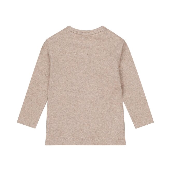 Dirkje Jungen Longsleeve hellbraun Tiere