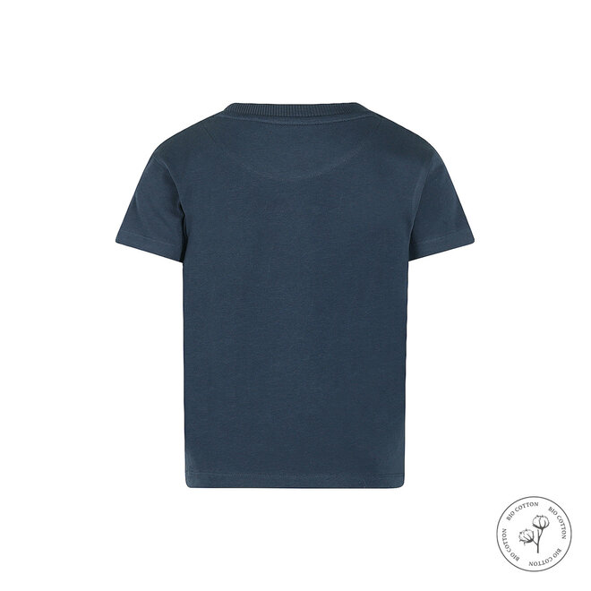 Koko Noko jongens T-shirt donkerblauw bio katoen
