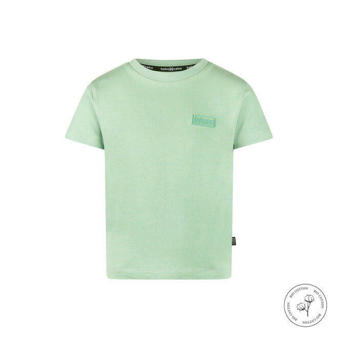 Koko Noko jongens T-shirt zachtgroen bio katoen