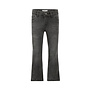 Koko Noko meisjes flared jeans donkergrijs stretch