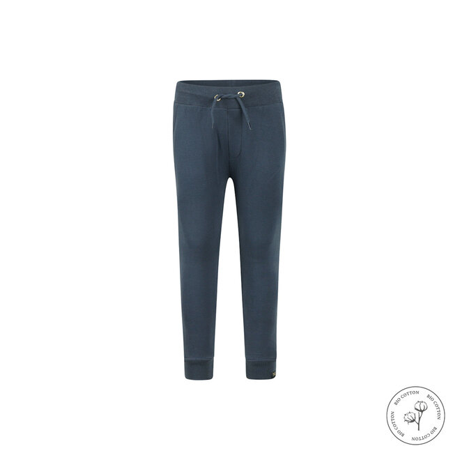 Koko Noko meisjes joggingbroek donkerblauw bio katoen