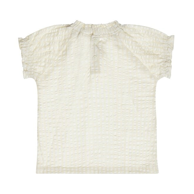 Dirkje Mädchenbluse sandfarben aus Musselin