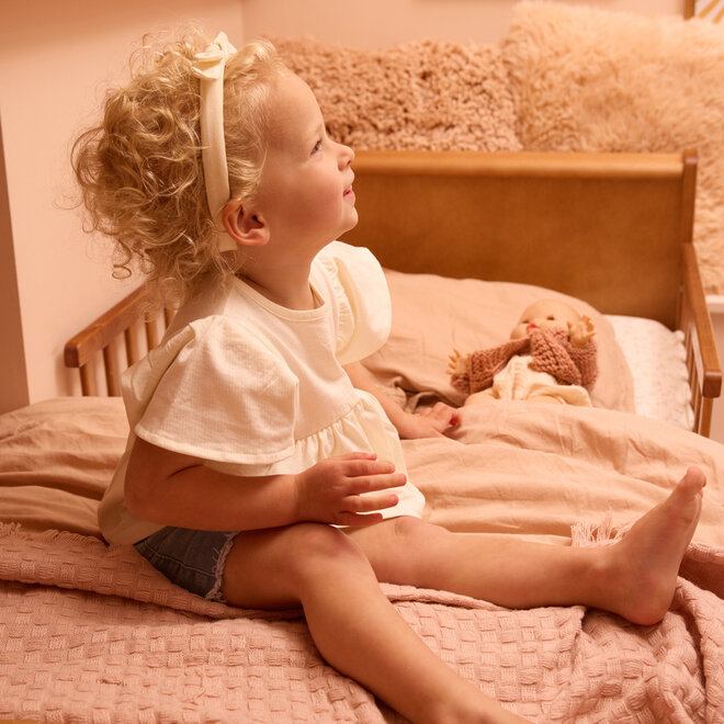 Dirkje meisjes T-shirt zand ruffles