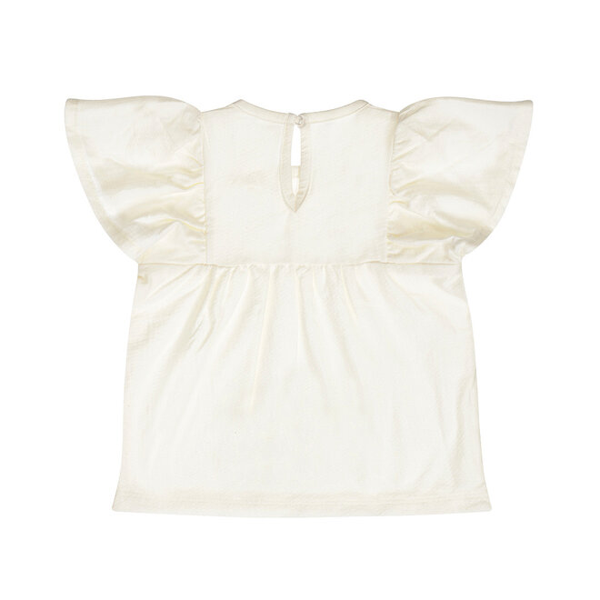 Dirkje meisjes T-shirt zand ruffles