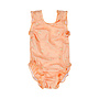 Dirkje girls' swimsuit peach orange bees