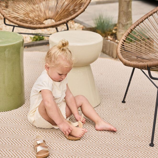 Dirkje meisjes T-shirt off white broderie katoen