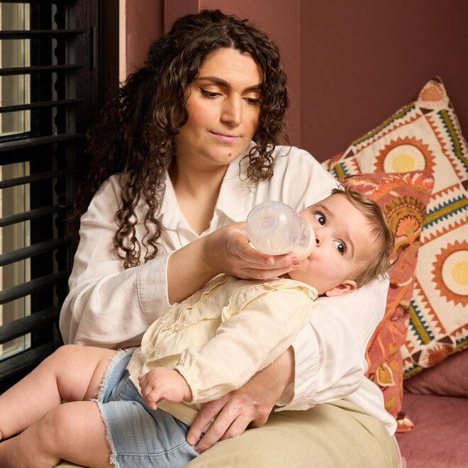 Dirkje meisjes blouse off white katoen