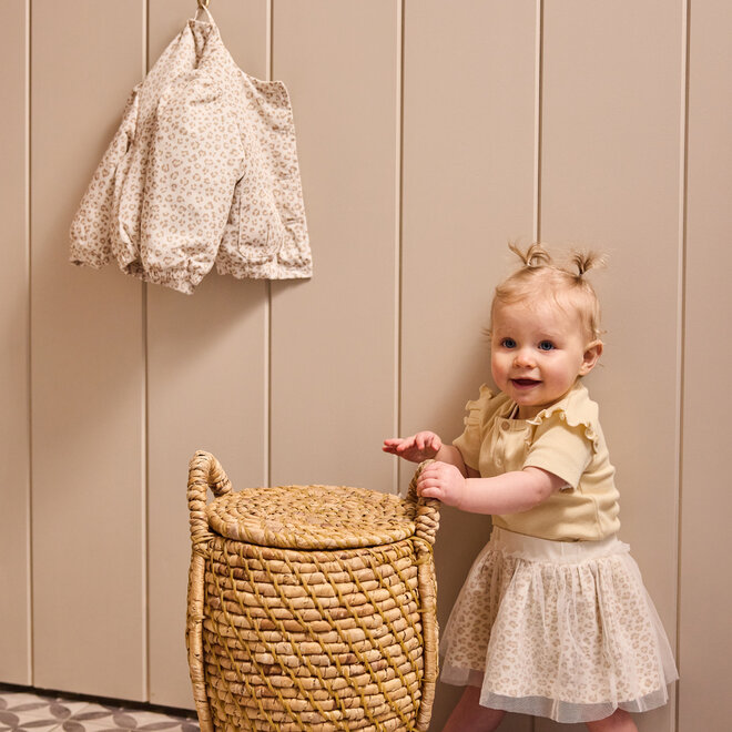 Dirkje girls' T-shirt sand buttons