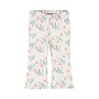 Dirkje girls' flared leggings off-white green pink