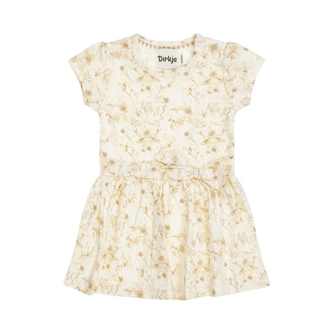 Dirkje meisjes jurk off white bloesem